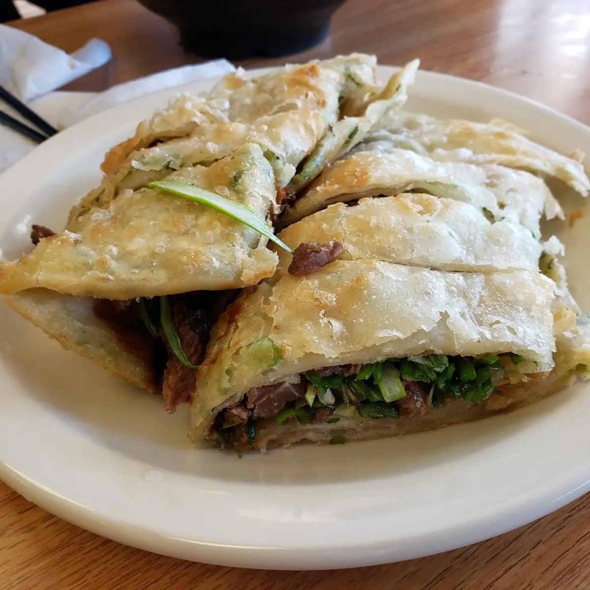 scallion pancake 葱油饼